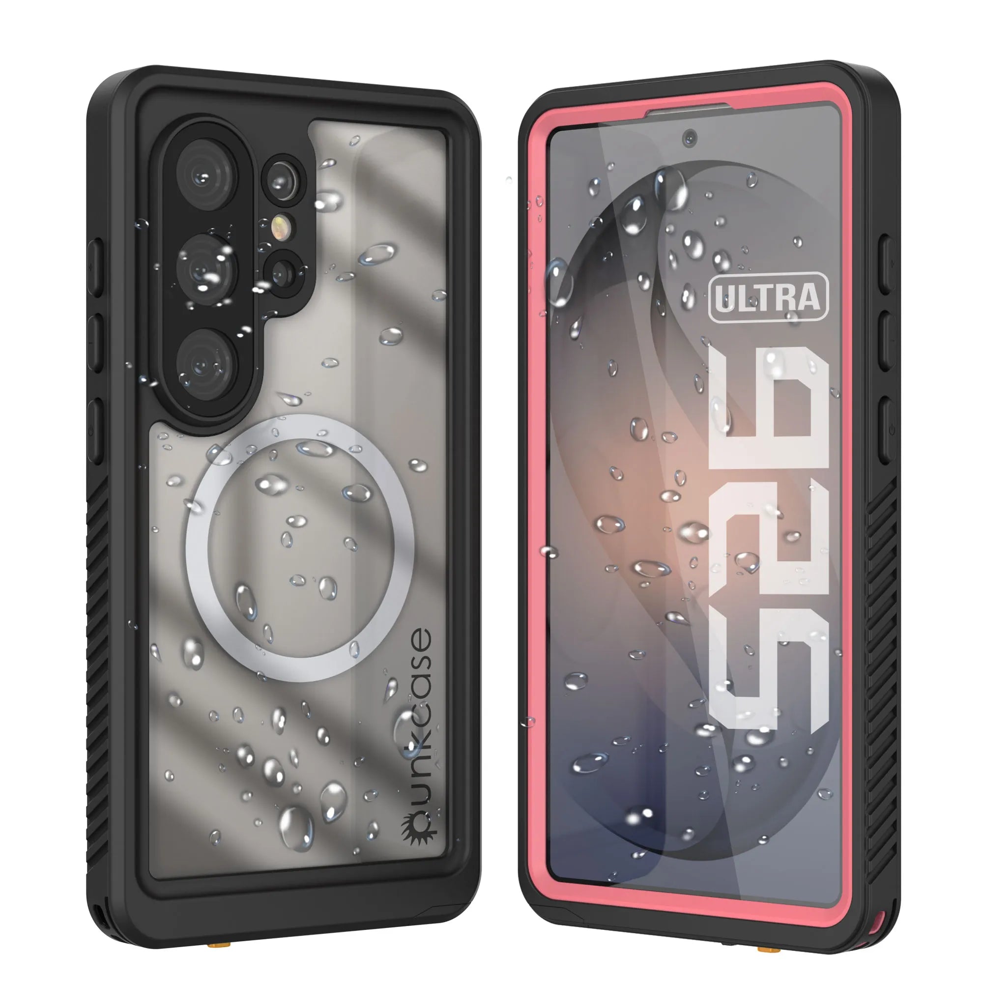 Products Galaxy S26 Ultra Waterproof Case, Punkcase [Extreme Mag Series] Armor Cover W/ Built In Screen Protector [Pink]