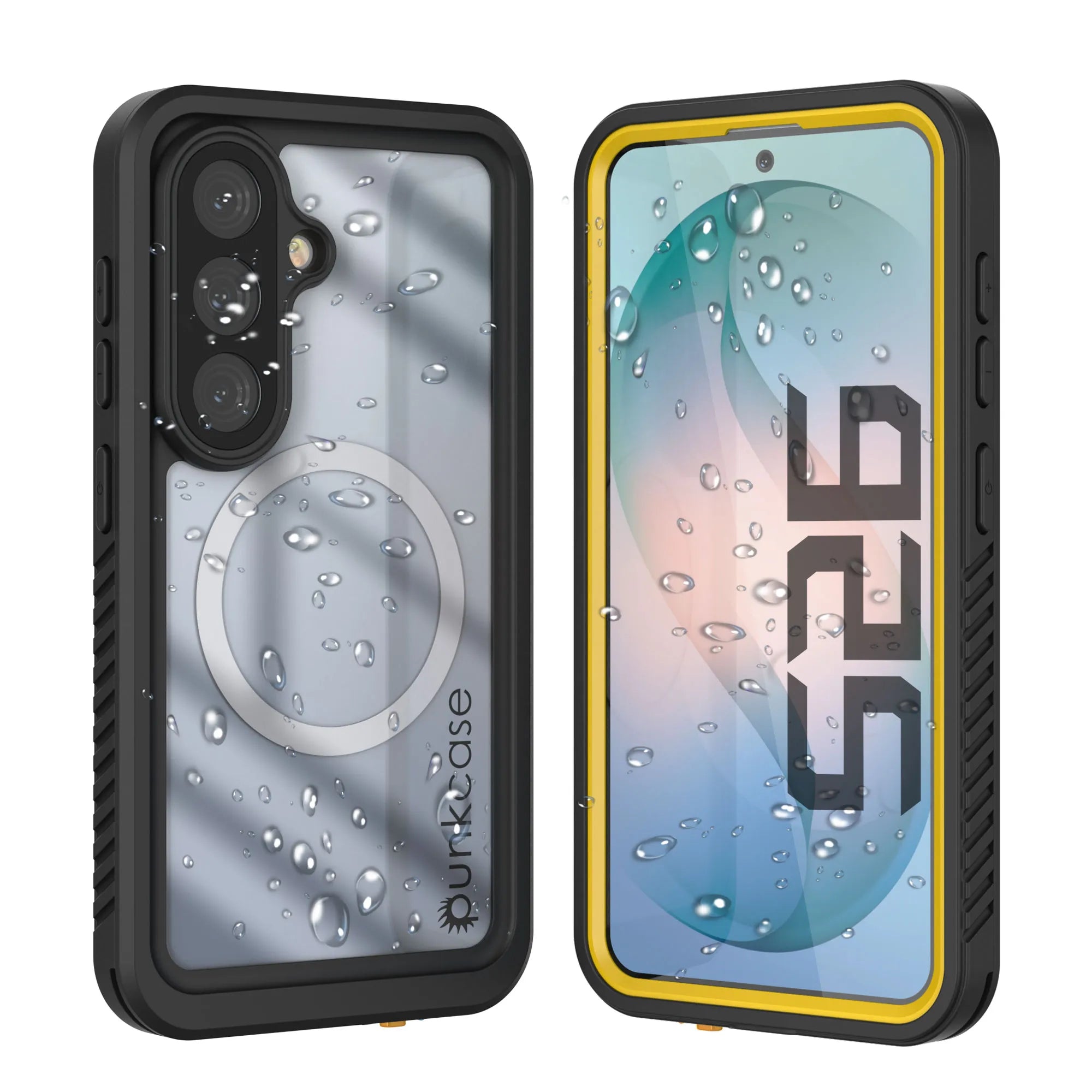Galaxy S26 Waterproof Case, Punkcase [Extreme Mag Series] Armor Cover W/ Built In Screen Protector [Yellow]