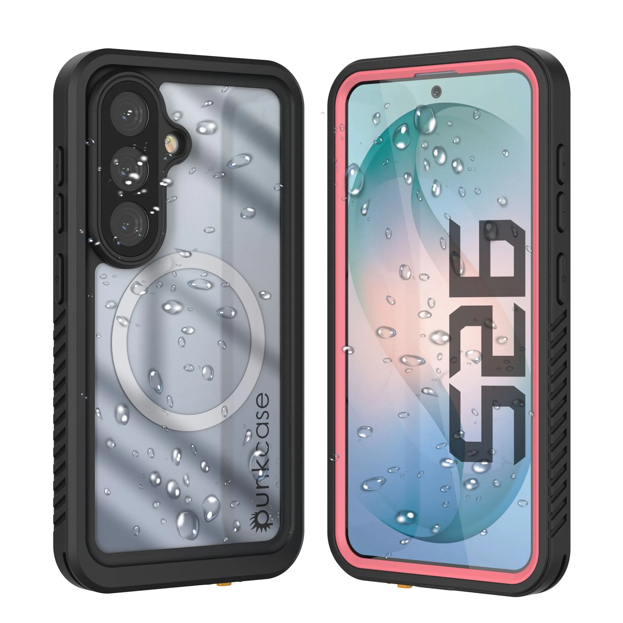 Galaxy S26 Waterproof Case, Punkcase [Extreme Mag Series] Armor Cover W/ Built In Screen Protector [Pink]