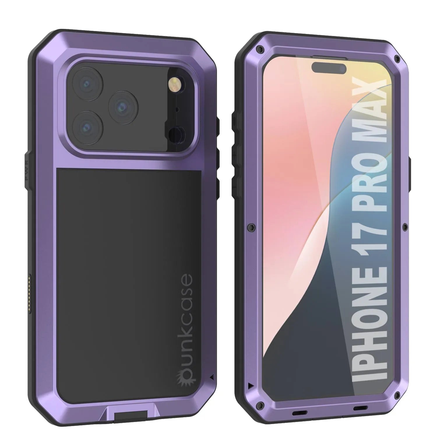 iPhone 17 Pro Max Metal Case, Heavy Duty Military Grade Armor Cover [shock proof] Full Body Hard [Dark Green]