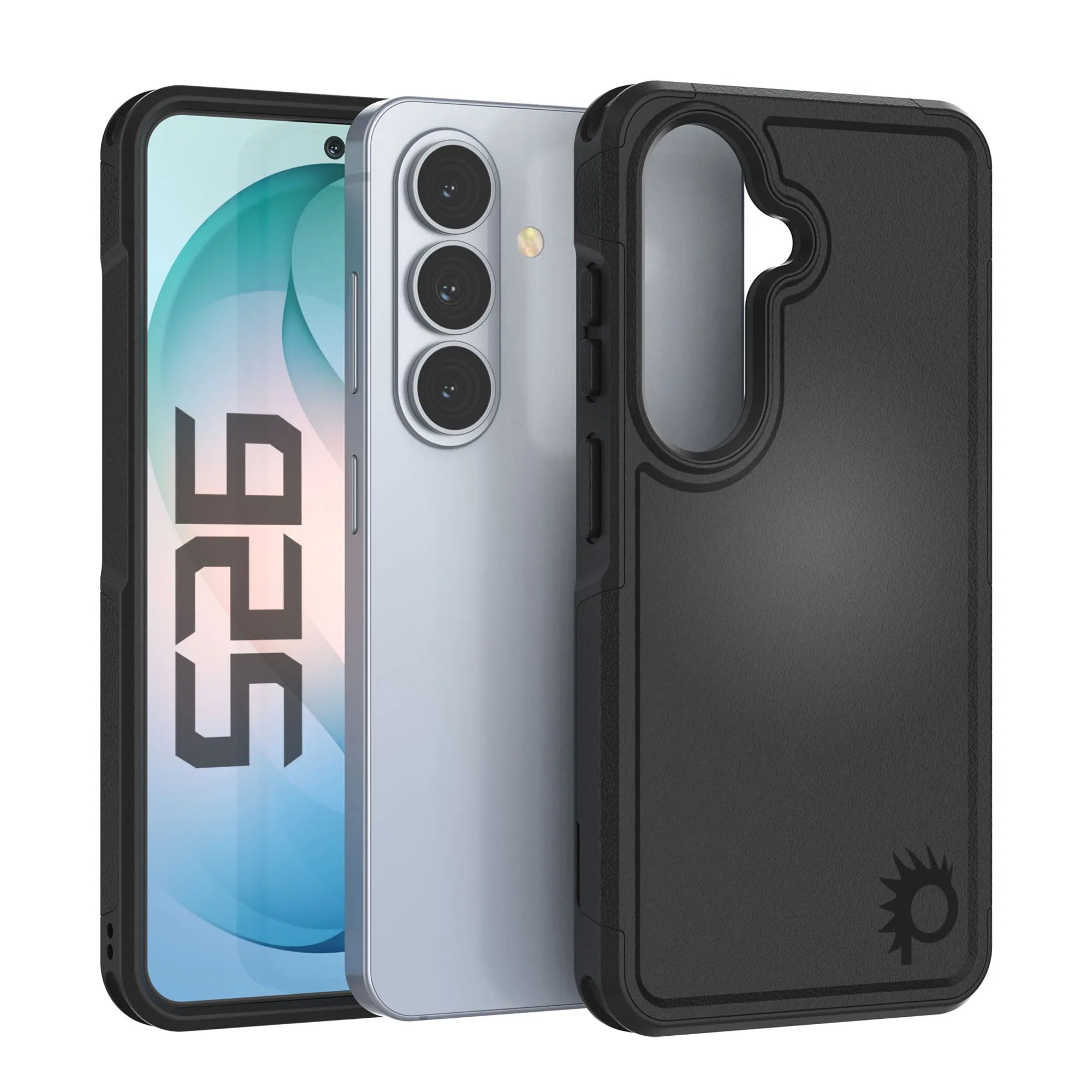 PunkCase Galaxy S26 Case, [Spartan 2.0 Series] Clear Rugged Heavy Duty Cover [Black]
