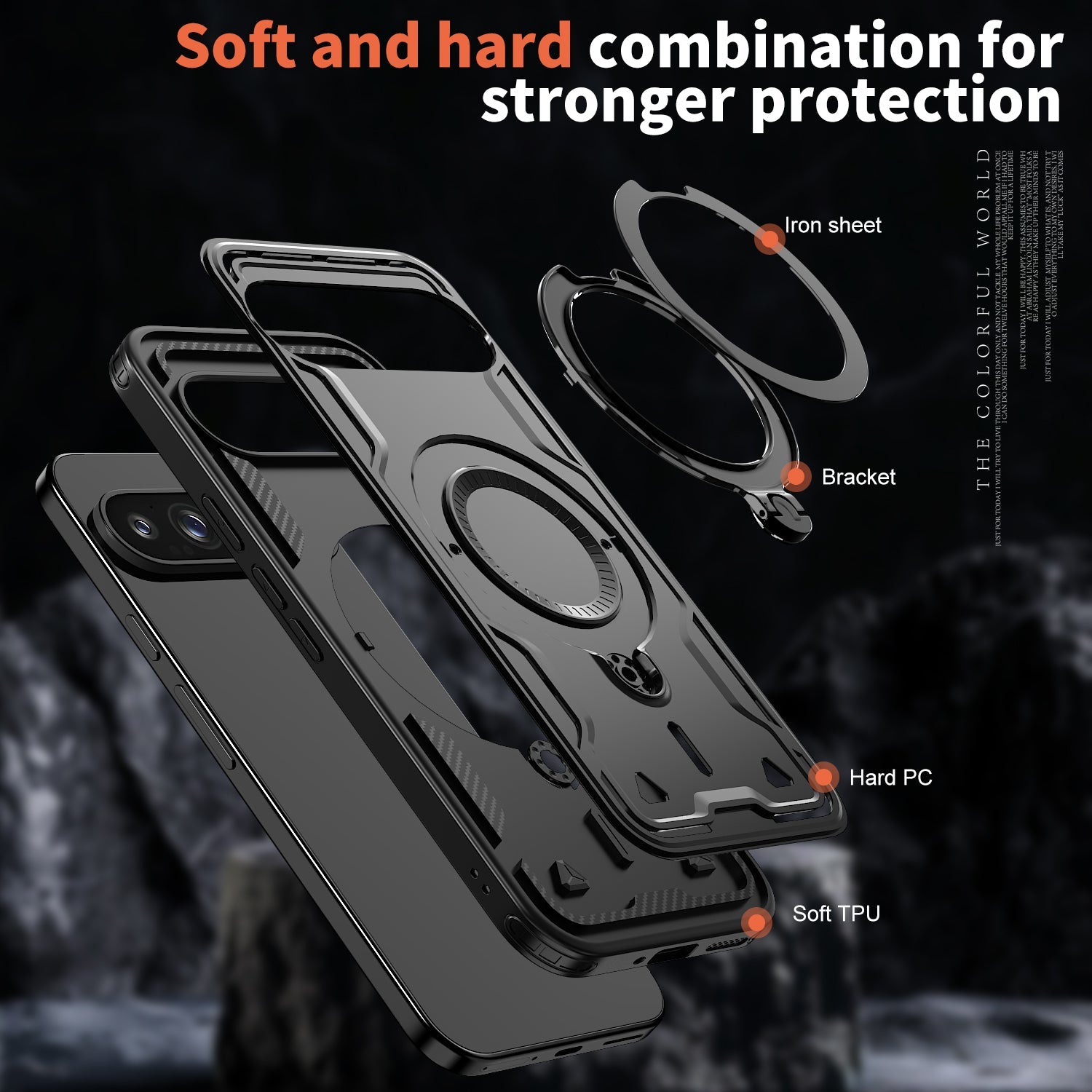 Google Pixel 10 Case Magnetix 2.0 w/ Kickstand [Black]