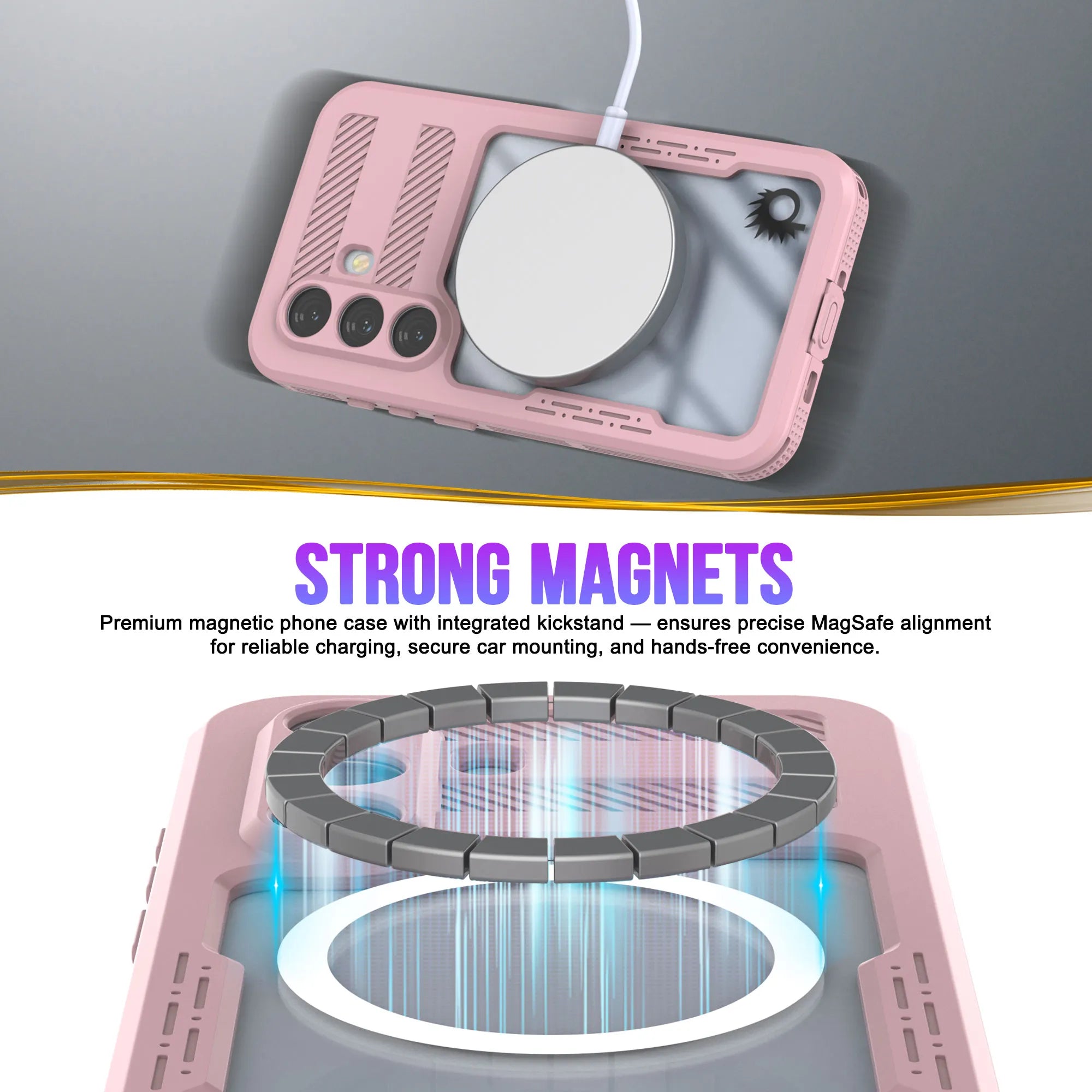 Galaxy S26+ Plus Waterproof Case [Alpine 2.0 Series] [Slim Fit] [IP68 Certified] [Shockproof] [Pink]