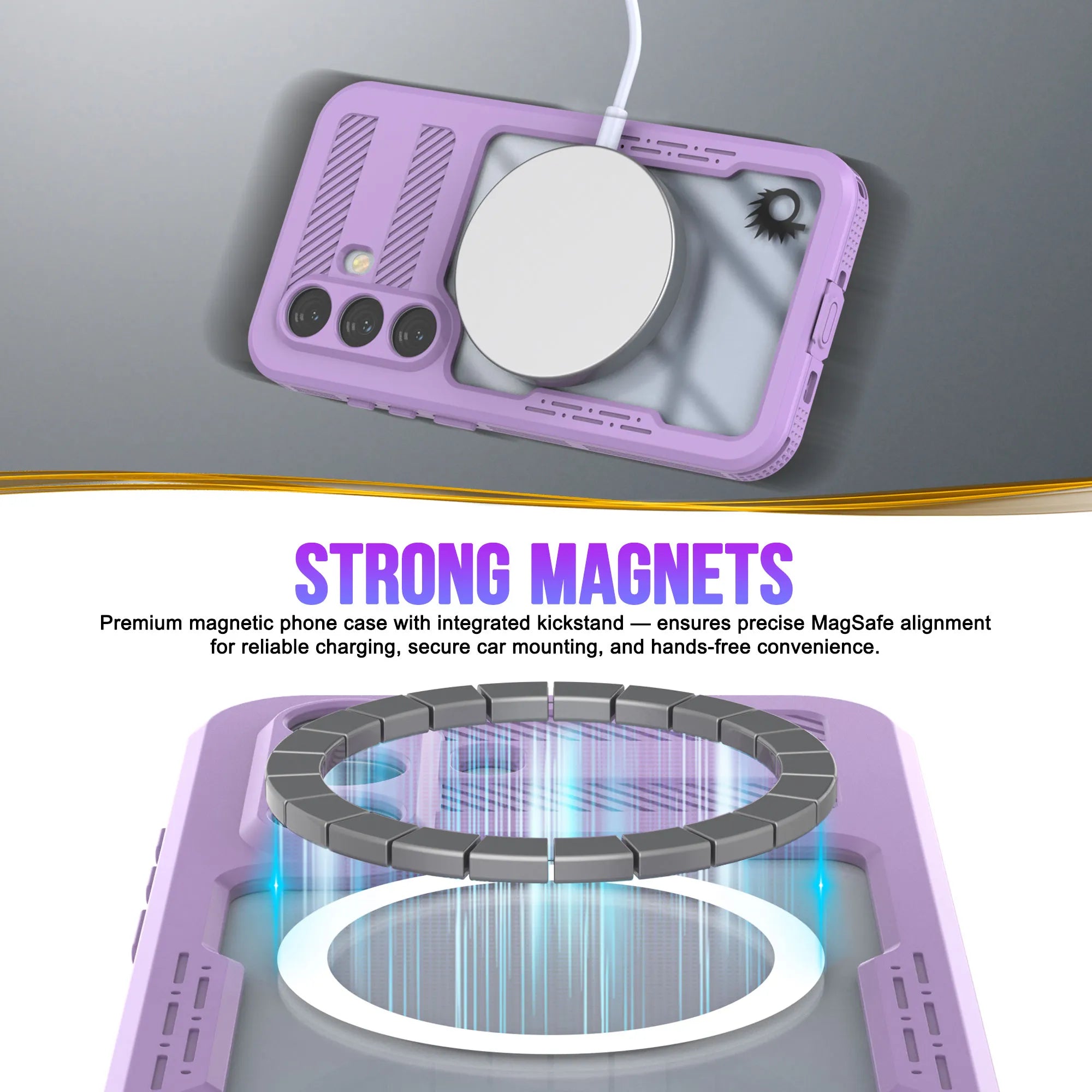 Galaxy S26+ Plus Waterproof Case [Alpine 2.0 Series] [Slim Fit] [IP68 Certified] [Shockproof] [Lilac]