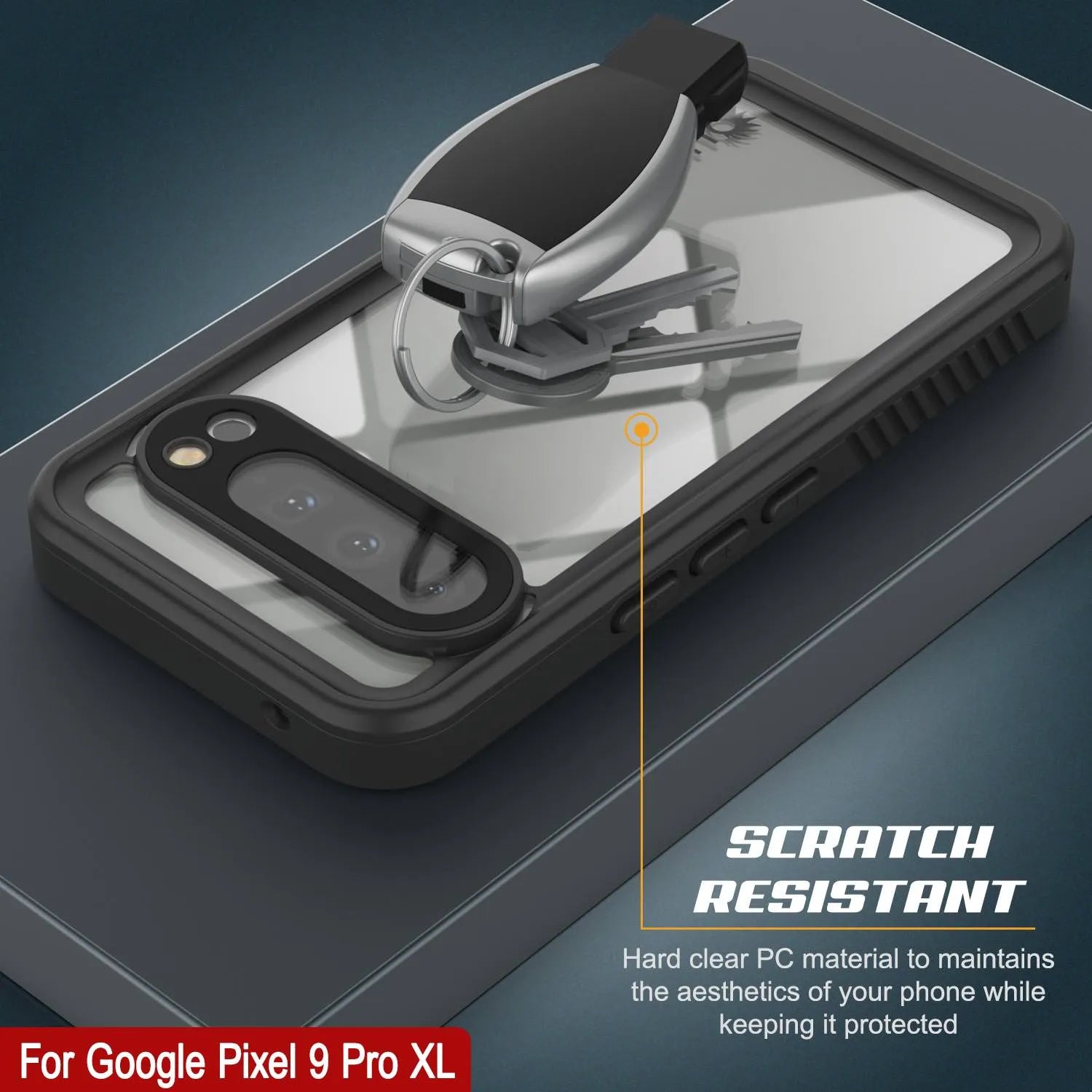 Google Pixel 9 Pro XL Waterproof Case, Punkcase [Extreme Series] Armor Cover W/ Built In Screen Protector [Teal]