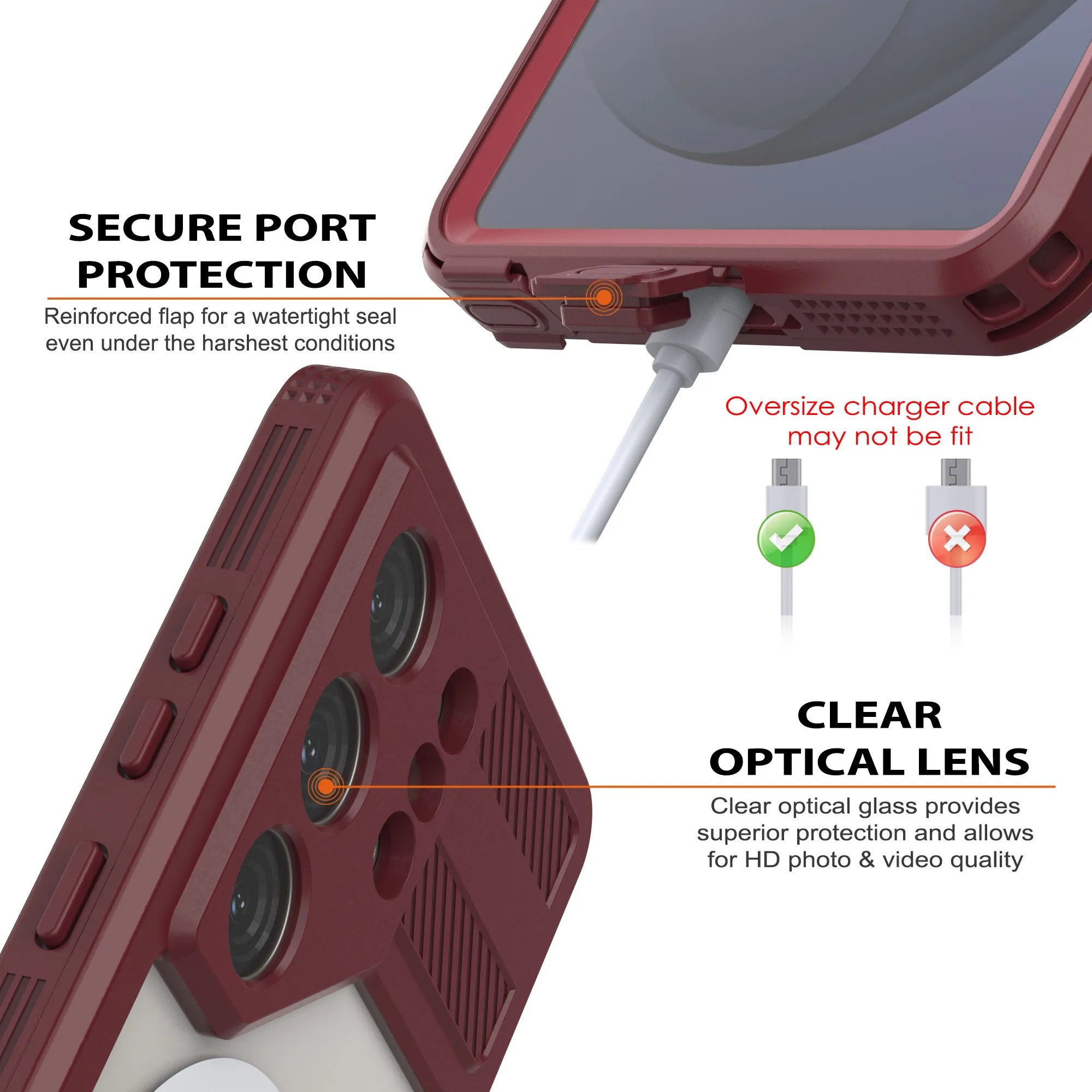 Galaxy S26 Ultra Waterproof Case [Alpine 2.0 Series] [Slim Fit] [IP68 Certified] [Shockproof] [Rose]
