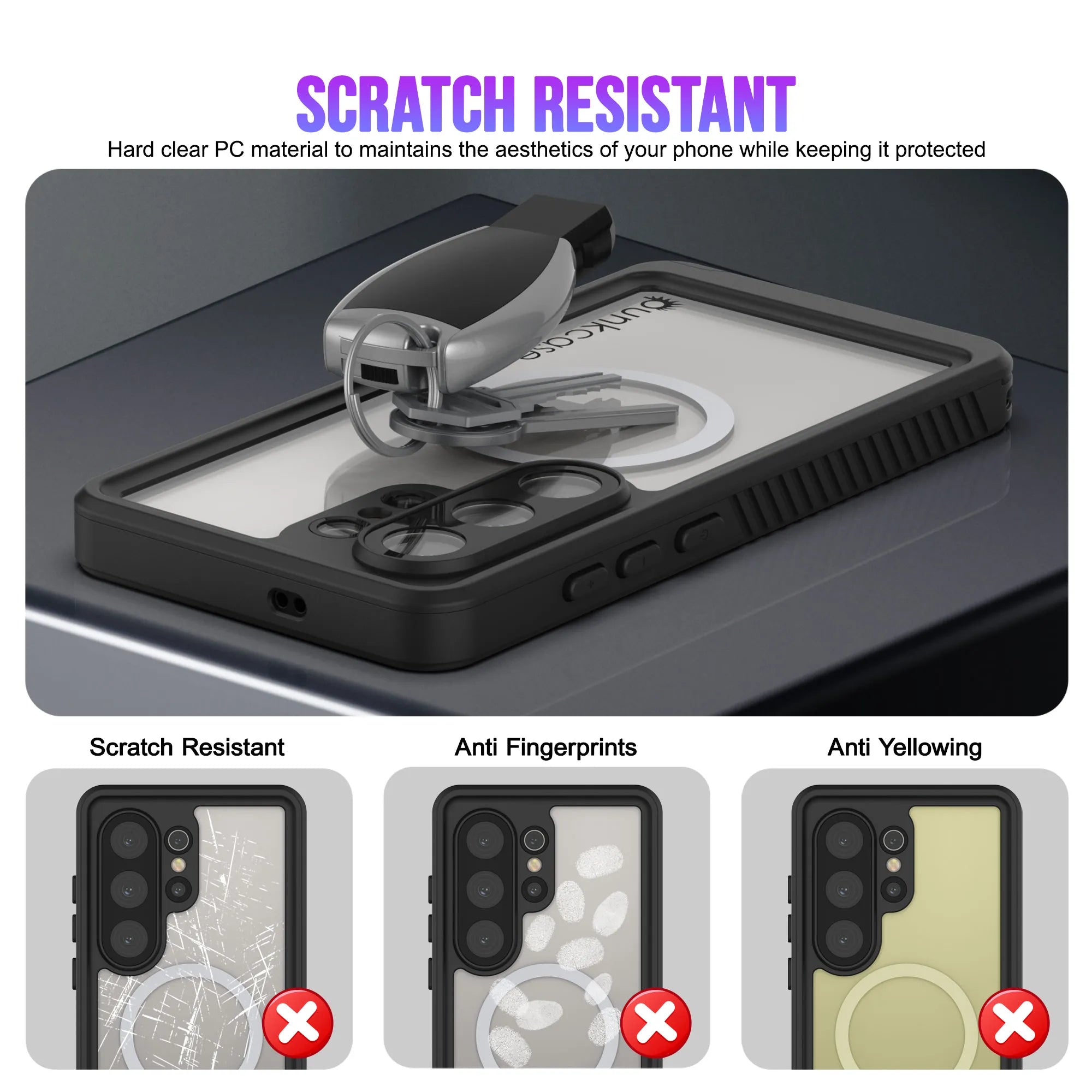Galaxy S26 Ultra Waterproof Case, Punkcase [Extreme Mag Series] Armor Cover W/ Built In Screen Protector [Teal]