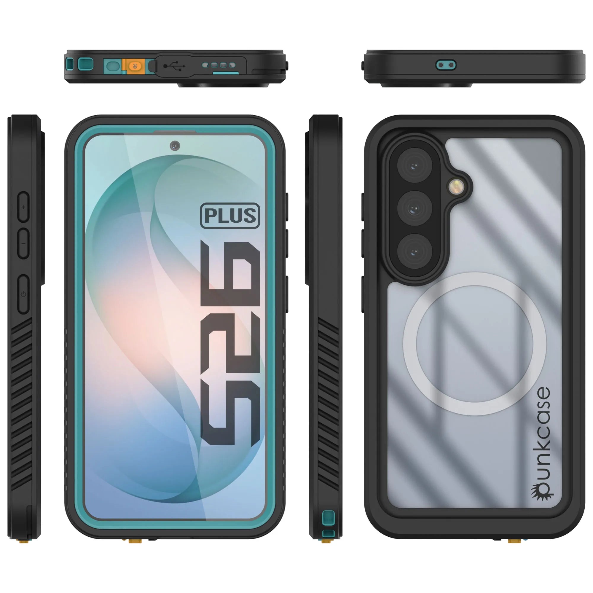 Galaxy S26 Plus Waterproof Case, Punkcase [Extreme Mag Series] Armor Cover W/ Built In Screen Protector [Teal]