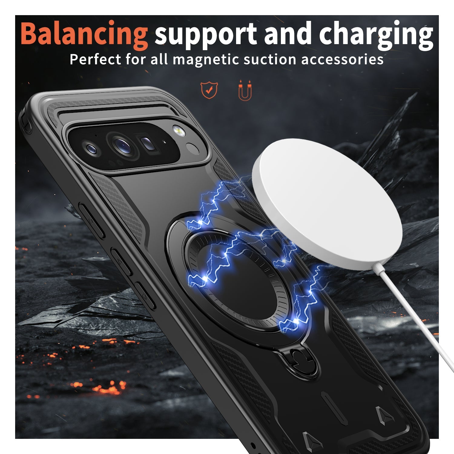 Google Pixel 10 Pro XL Case Magnetix 2.0 w/ Kickstand [Teal]