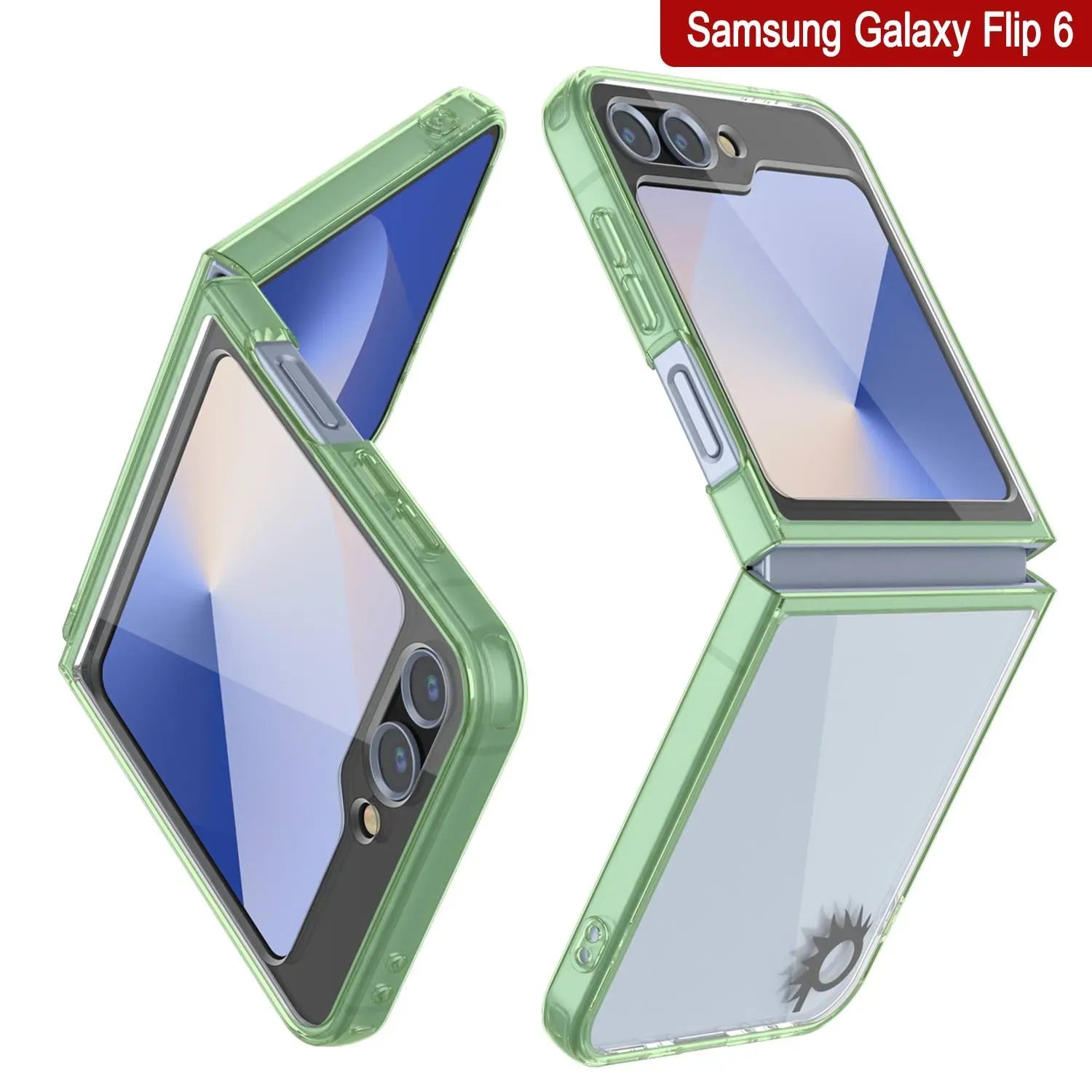 Galaxy Z Flip6 Case [Clear Acrylic Series] [Non-Slip] For Galaxy Z Flip6 [Green]