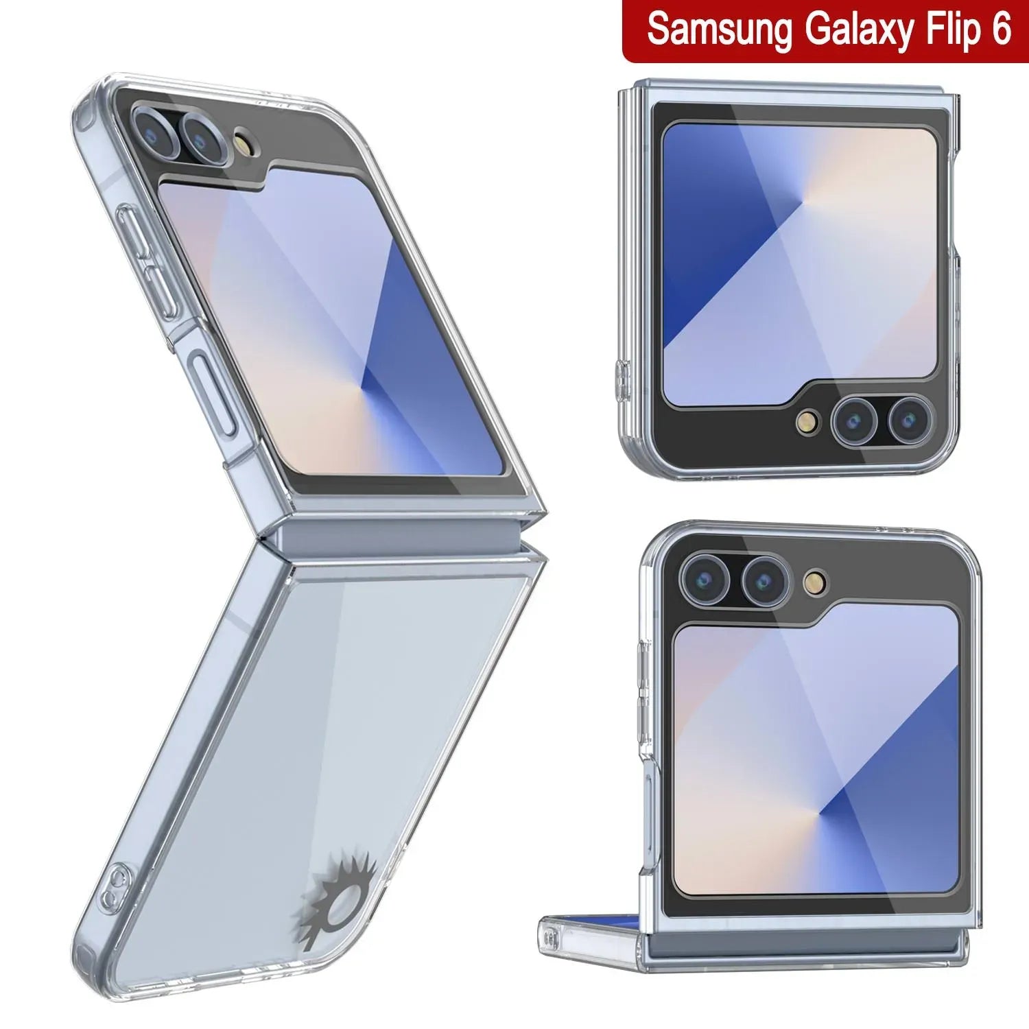 Galaxy Z Flip6 Case [Clear Acrylic Series] [Non-Slip] For Galaxy Z Flip6 [Clear]