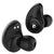 PunkBuds True Wireless Earbuds, Mini Bluetooth Headphones W/ Charging Case & Built-In Noise Cancelling Mic. [Black]