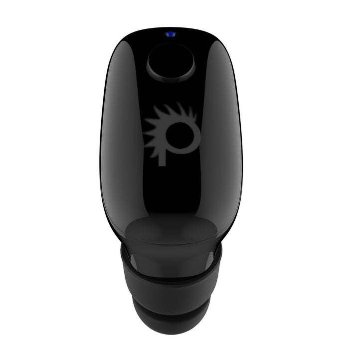 Punkcase EarStud Bluetooth Headphone, Wireless Waterproof Earbud Ultra Light & Comfortable Headset (jet black)