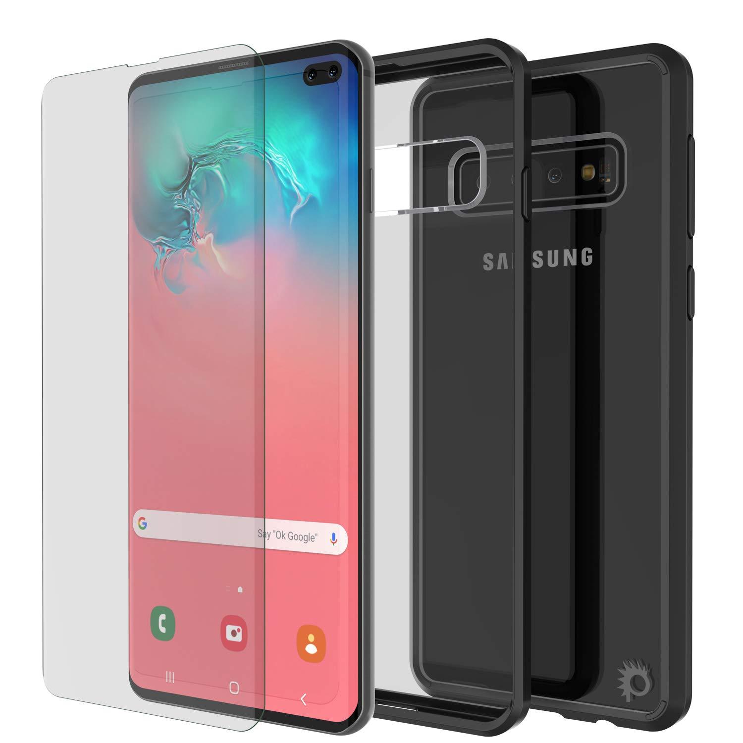 S10+ Plus Case PunkcaseÂ® LUCID 2.0 Black Series w/ PUNK SHIELD Screen Protector | Ultra Fit