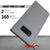Punkcase S8 Plus Reflector Case Protective Flip Cover [Silver]