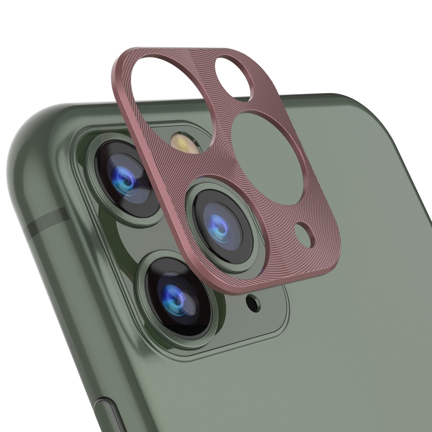 Punkcase iPhone 11 Pro Camera Protector Ring [Rose-Gold]