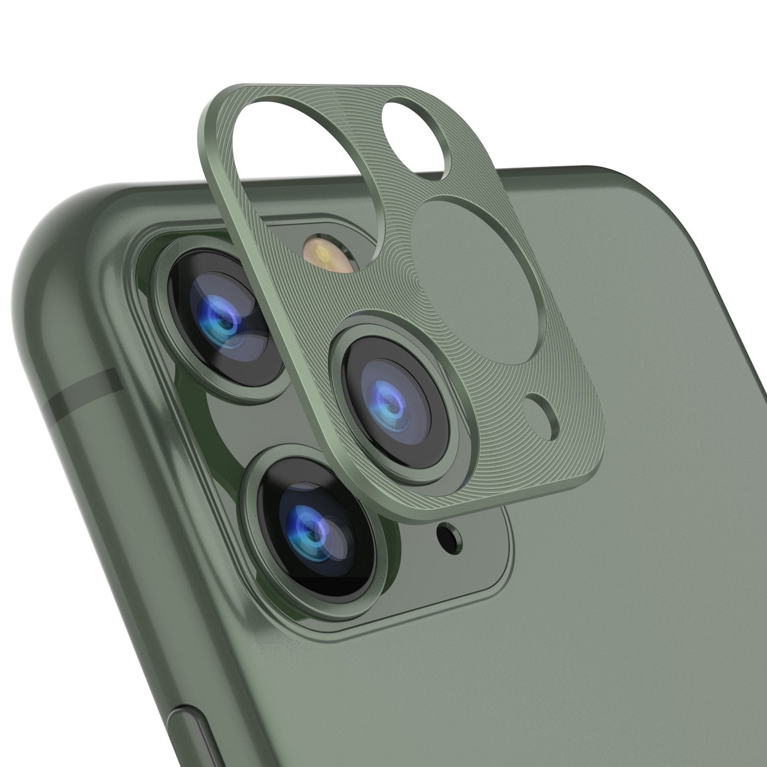 Punkcase iPhone 11 Pro Camera Protector Ring [Green]