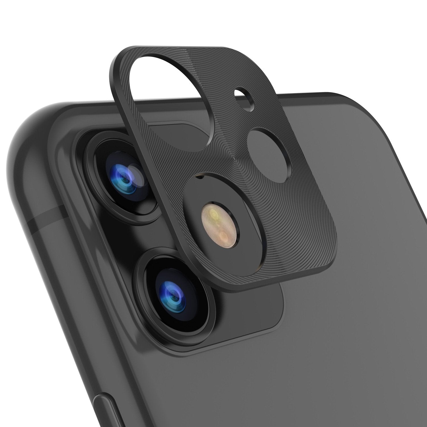 Punkcase iPhone 11 Camera Protector Ring [Black]