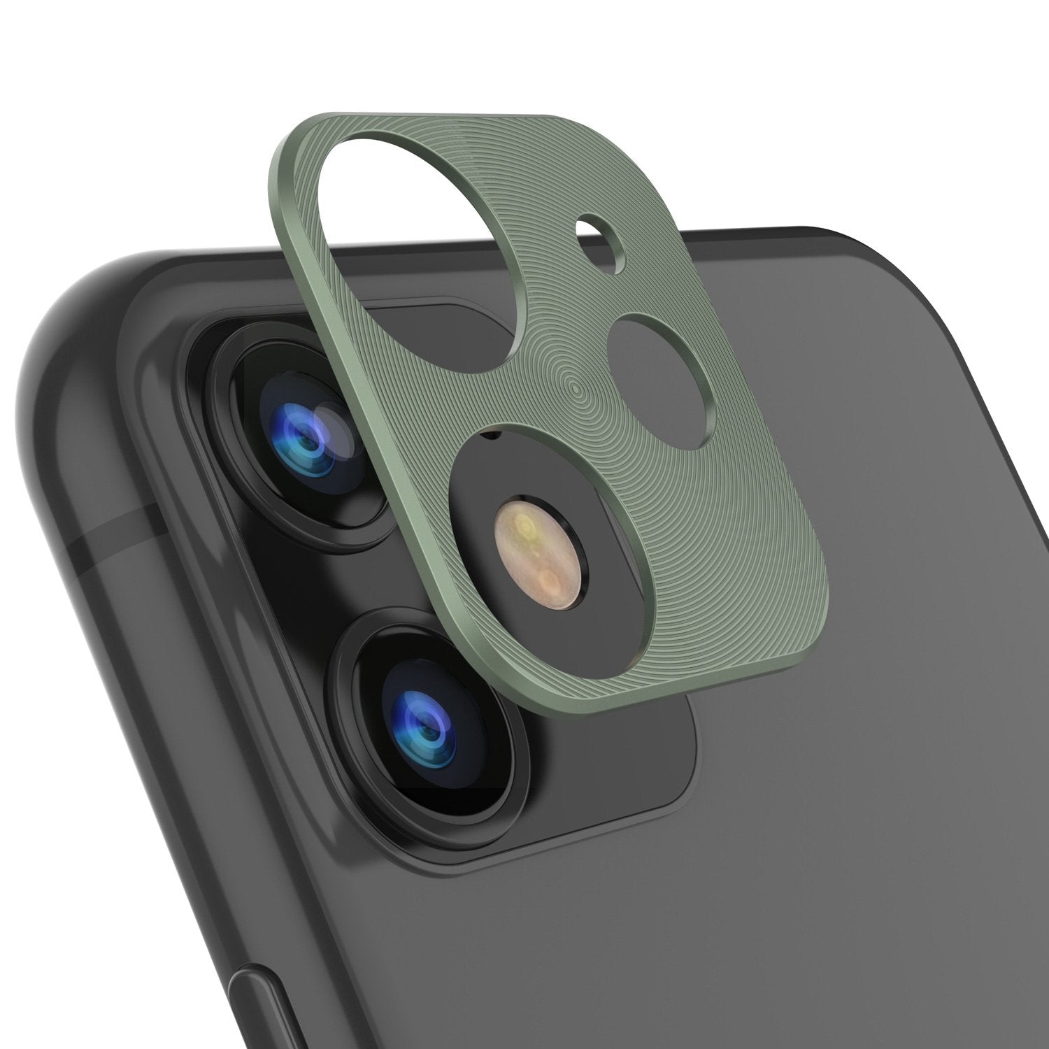 Punkcase iPhone 11 Camera Protector Ring [Green]