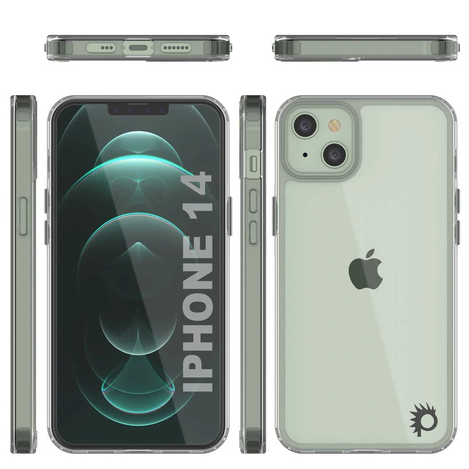 iPhone 14 Case Punkcase® LUCID 2.0 Clear Series Series w/ PUNK SHIELD Screen Protector | Ultra Fit