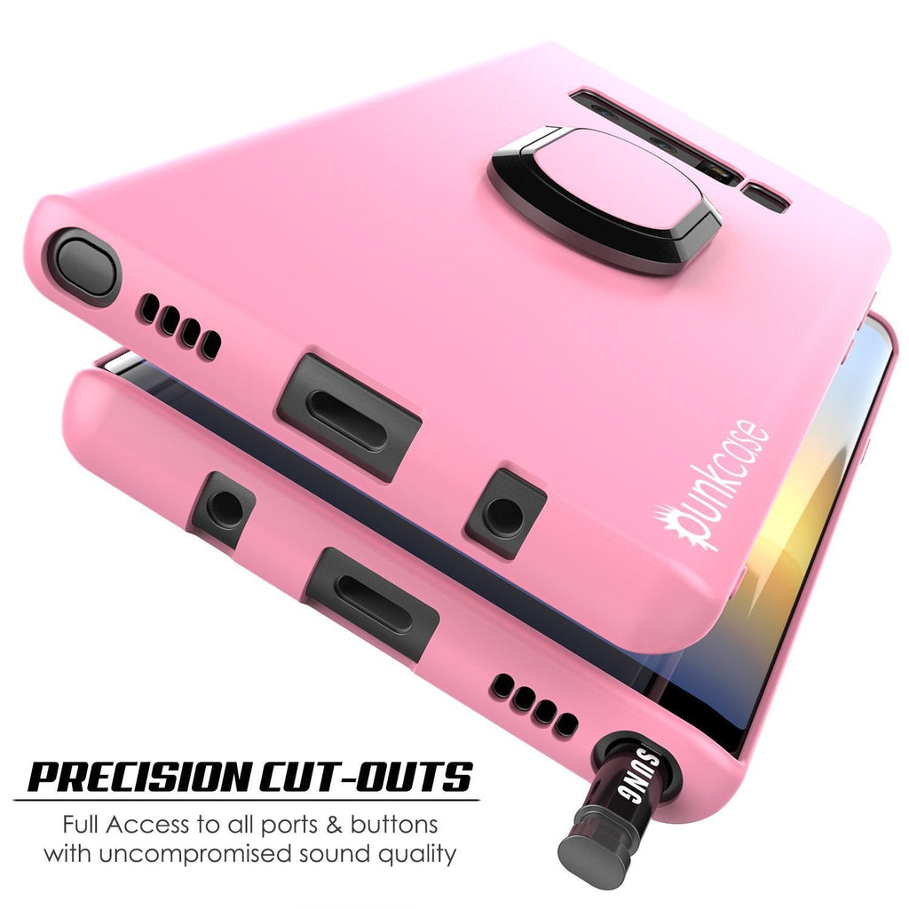 Galaxy Note 8 Case, Punkcase Magnetix Protective TPU Cover W/ Kickstand, Screen Protector [Pink] 