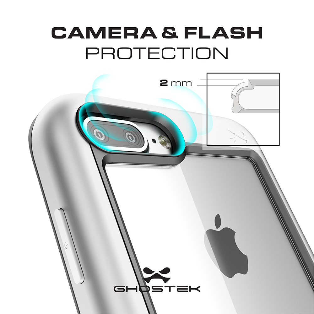 iPhone 7+ Plus Case, Ghostek®  Atomic Slim Series  for iPhone 7+ Plus Rugged Heavy Duty Case[SILVER] (Color in image: Gold)