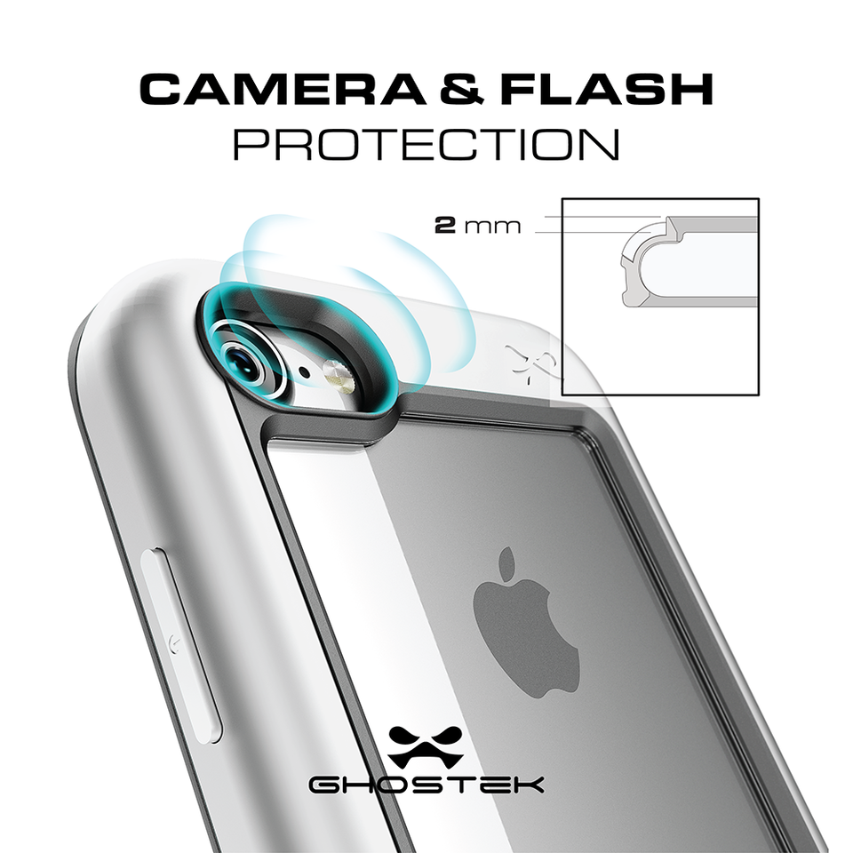 iPhone 7 Case, Ghostek®  Atomic Slim Series  for  iPhone 7 Rugged Heavy Duty Case [PINK] (Color in image: Teal)