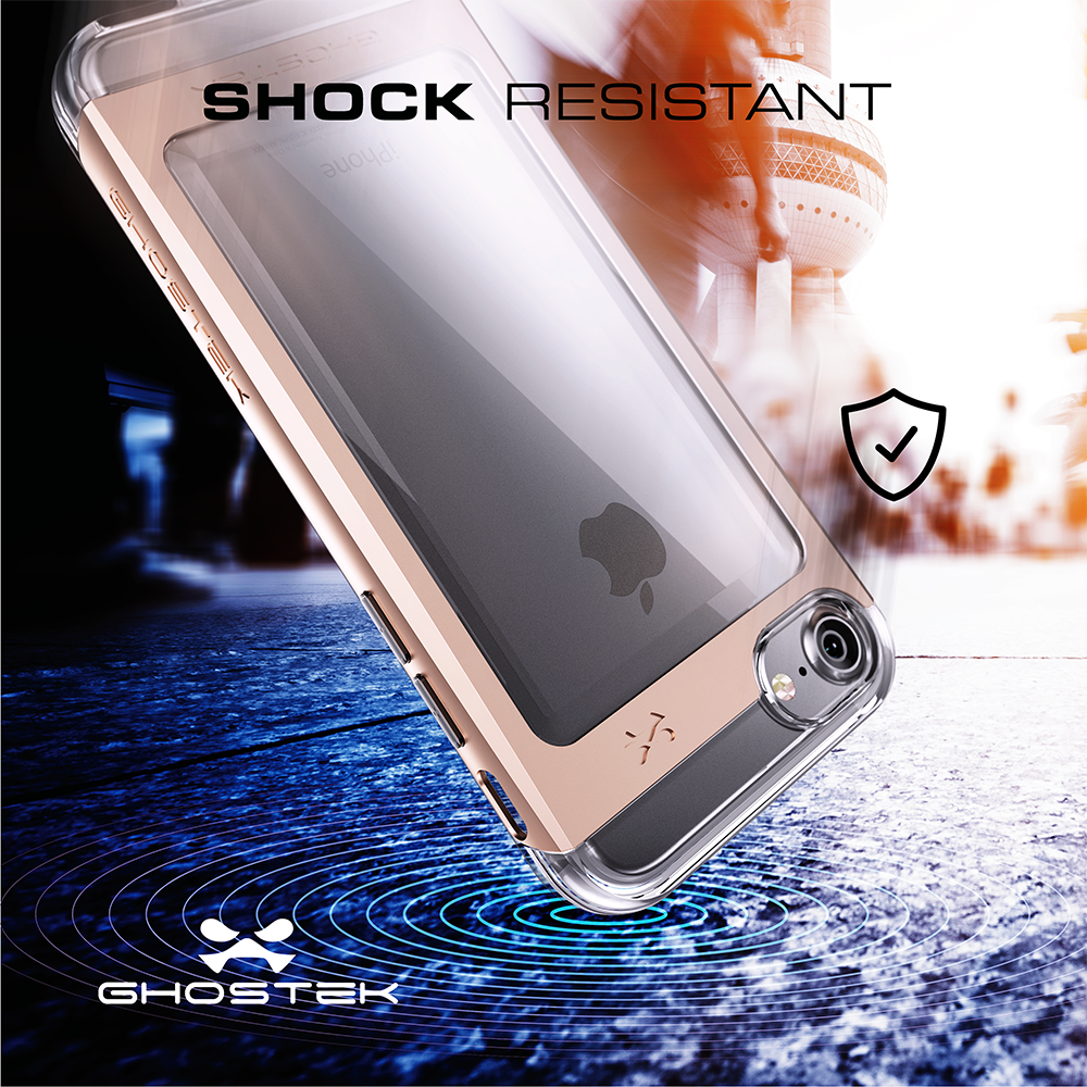 iPhone 8 Case, Ghostek® Cloak 2.0 Series for Apple iPhone 8 Slim Protective Armor Case Cover | Explosion-Proof Screen Protector | Aluminum Frame | TPU Shell | Warranty | Ultra Fit (Black) 