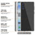 Galaxy Note 10 Punkcase Lucid-2.0 Series Slim Fit Armor Clear Case Cover (Color in image: White)