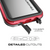 Galaxy S8 Waterproof Case, Ghostek Atomic 3 Series |Shockproof | Dirt-proof | Snow-proof | Aluminum Frame |(Black) (Color in image: Pink)