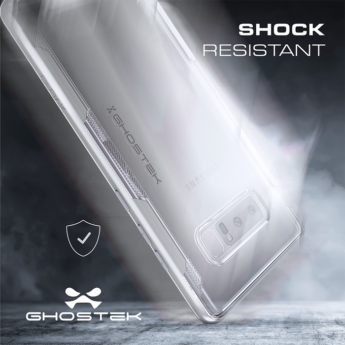 Galaxy Note 8 Case, Ghostek Cloak 3 Galaxy Note 8 Clear Transparent Bumper Case Note 8 2017 | BLACK 