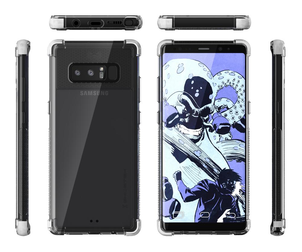 Galaxy Note 8 Case, Ghostek Covert 2 Series for Galaxy Note 8 Protective Case  [WHITE] (Color in image: Red)