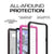 Galaxy Note 8, Ghostek Nautical Series Waterproof Case for Samsung Galaxy Note 8 Heavy Duty | Pink 