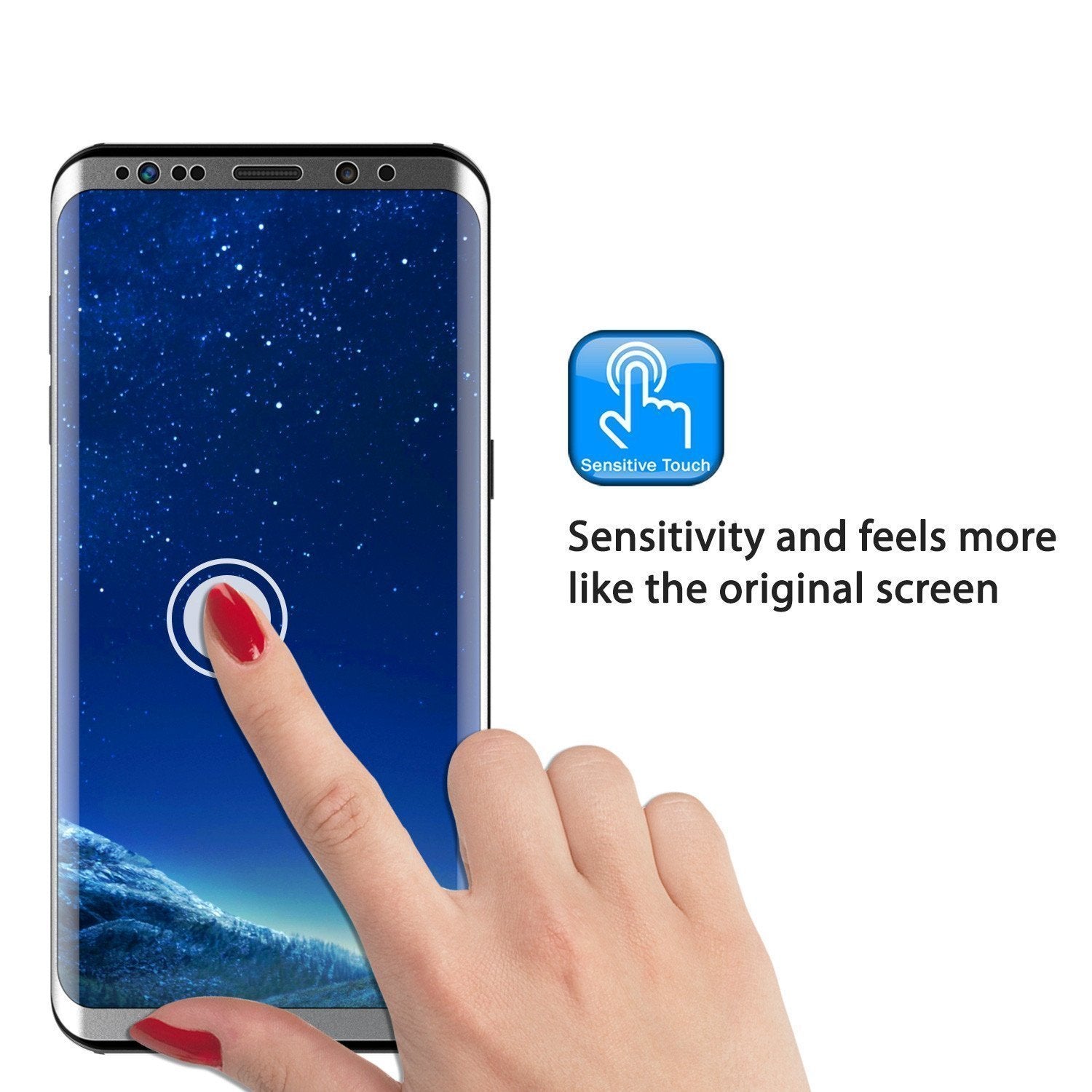 Galaxy S21 Ultra Silver Punkcase Glass SHIELD Tempered Glass Screen Protector 0.33mm Thick 9H Glass