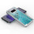 S8 Plus Case, Punkcase Liquid Teal Series Protective Dual Layer Floating Glitter Cover