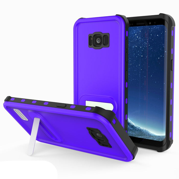 Galaxy S8 Plus Waterproof Case, Punkcase KickStud Purple Series [Slim Fit] [IP68 Certified] [Shockproof] [Snowproof] Armor Cover. (Color in image: Teal)