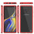 Galaxy Note 9 Case, Punkcase Magnetix 2.0 Protective TPU Cover W/ Tempered Glass Screen Protector [Red]