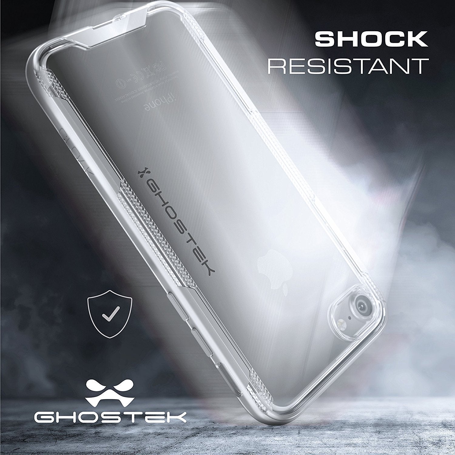 iPhone 8 Case, Ghostek Cloak 3 Series Case for iPhone 8 Case Clear Protective Case [RED] 
