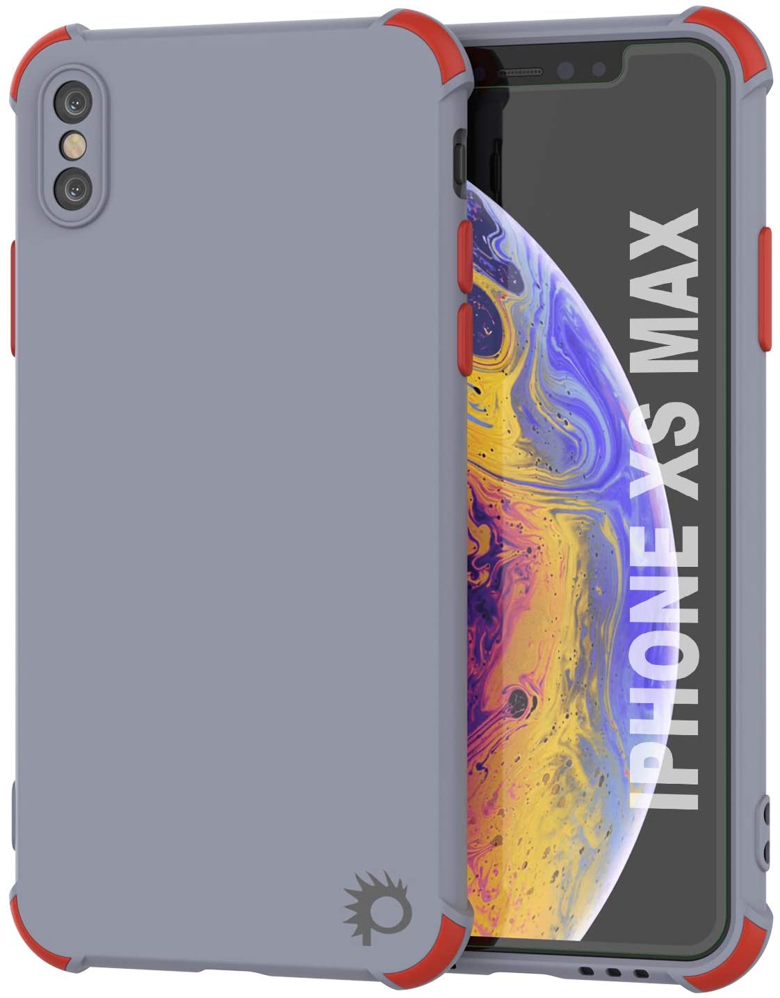 Punkcase Protective & Lightweight TPU Case [Sunshine Series] for iPhone XS Max [Grey]