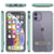 iPhone 11 Case, PUNKcase [LUCID 3.0 Series] [Slim Fit] Armor Cover w/ Integrated Screen Protector [Teal] (Color in image: Black)