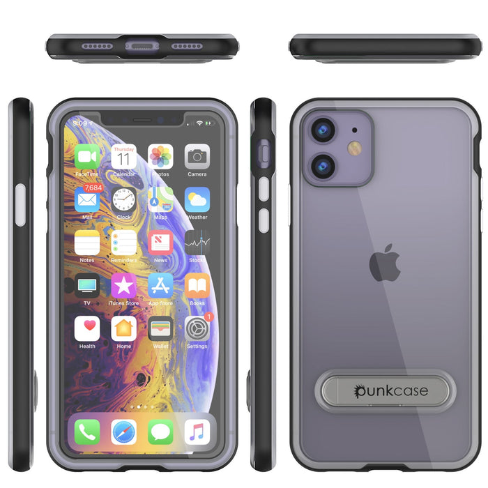 iPhone 11 Case, PUNKcase [LUCID 3.0 Series] [Slim Fit] Armor Cover w/ Integrated Screen Protector [Black] (Color in image: Blue)