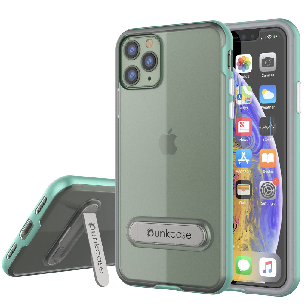 iPhone 11 Pro Max Case, PUNKcase [LUCID 3.0 Series] [Slim Fit] Armor Cover w/ Integrated Screen Protector [Teal] (Color in image: Teal)