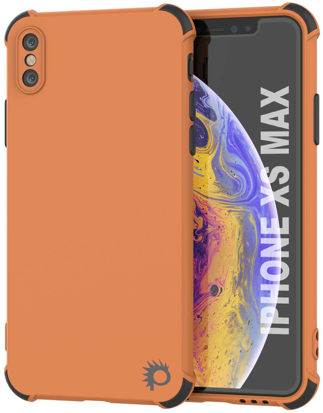 Punkcase Protective & Lightweight TPU Case [Sunshine Series] for iPhone XS Max [Orange]