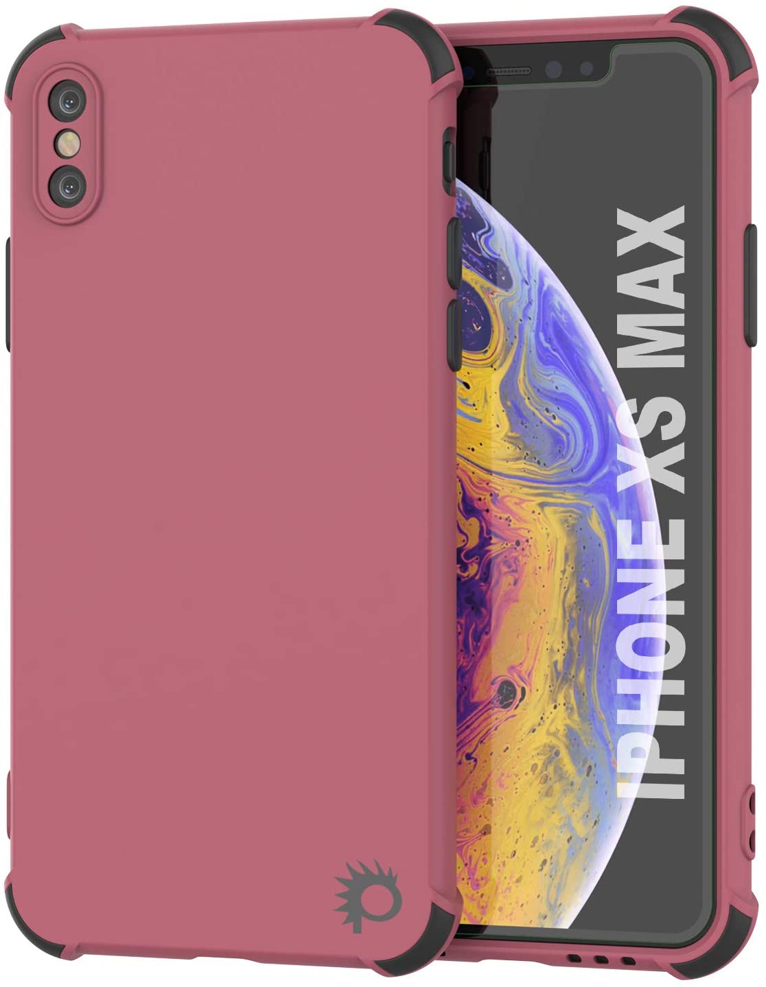 Punkcase Protective & Lightweight TPU Case [Sunshine Series] for iPhone XS Max [Rose]