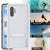 PunkCase Galaxy Note 10 Waterproof Case, [KickStud Series] Armor Cover [White] (Color in image: Clear)