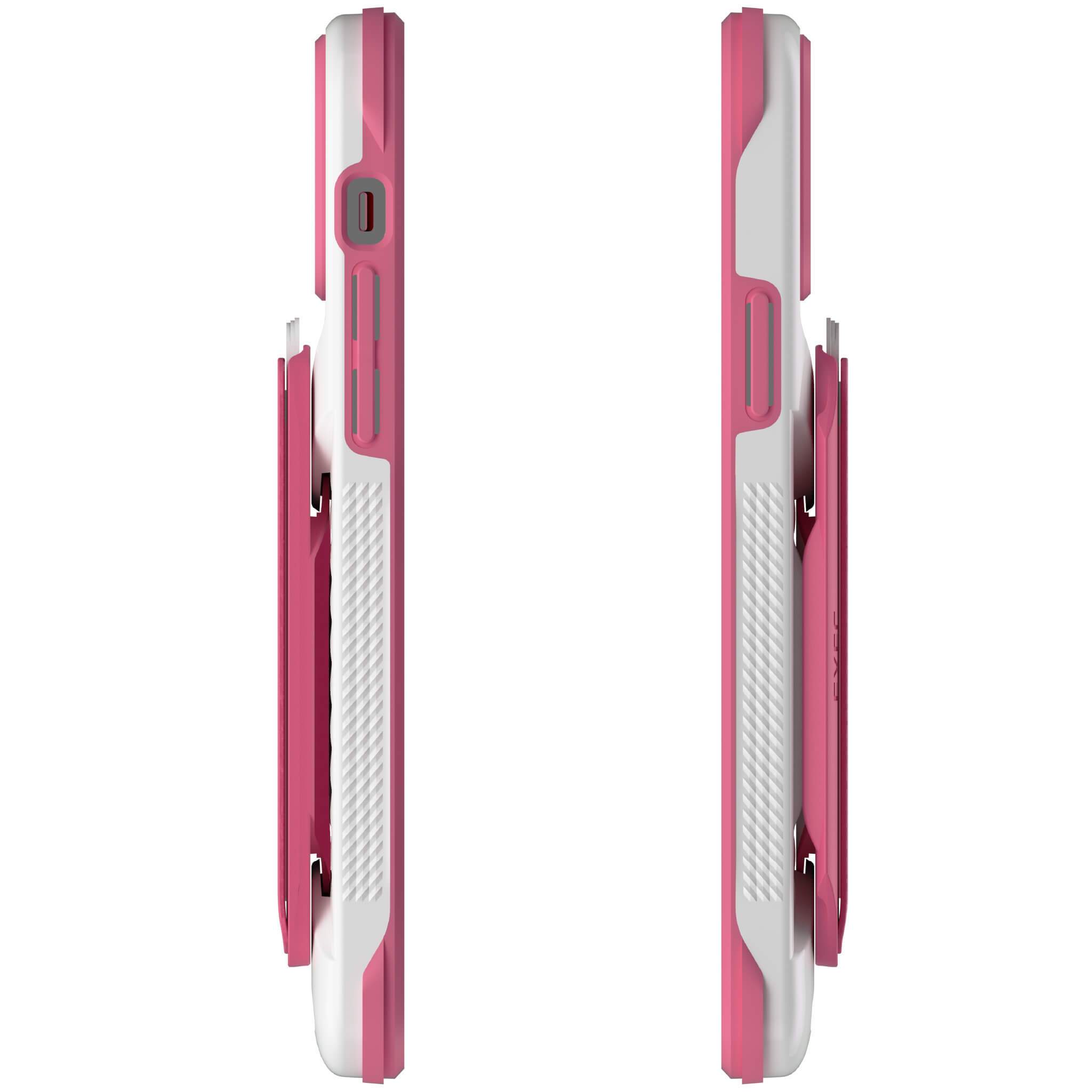 iPhone 12 Mini  - Magnetic Wallet Case with Card Holder [Pink]