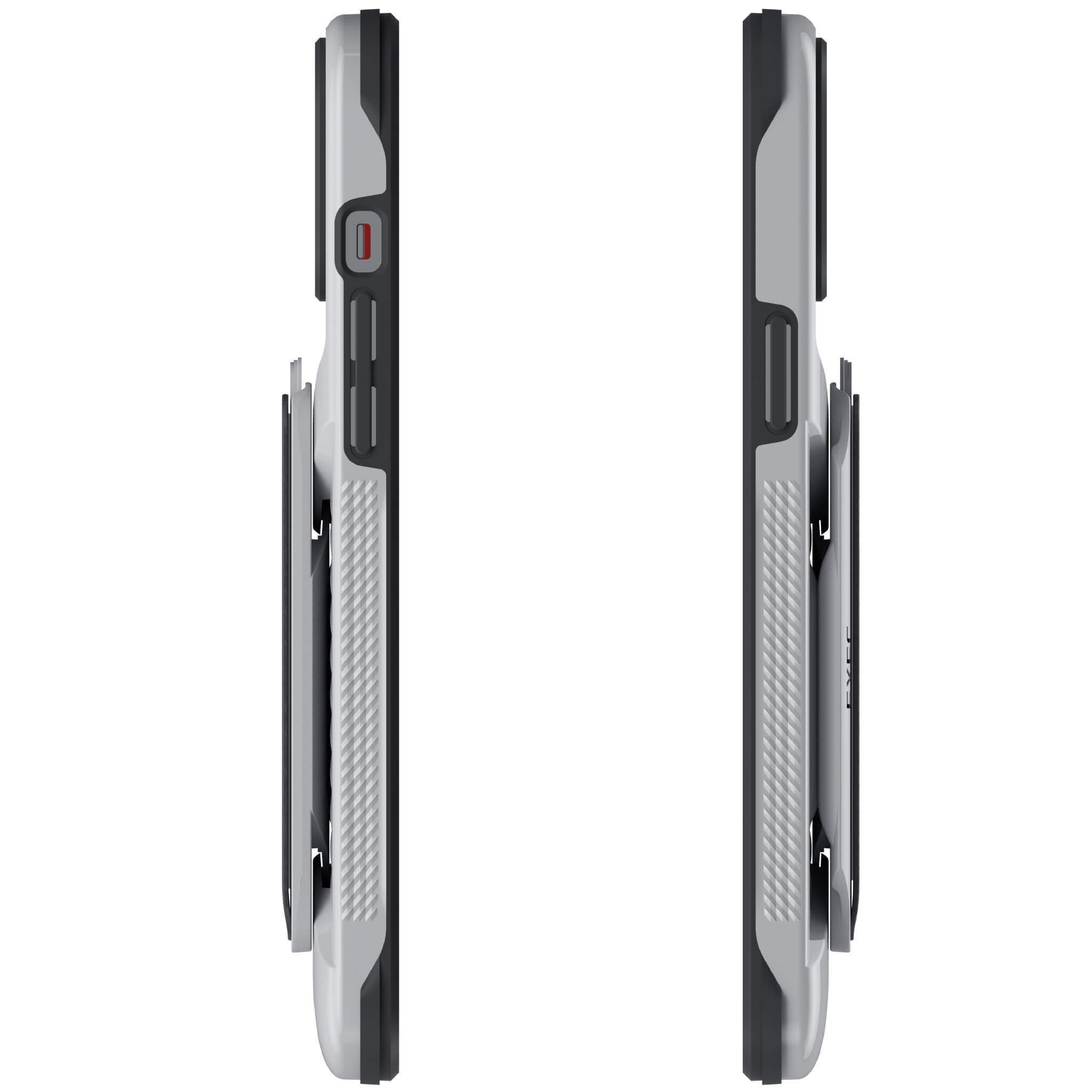 iPhone 12 Pro Max  - Magnetic Wallet Case with Card Holder [Gray]