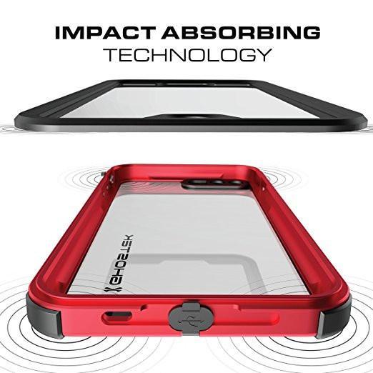 iPhone 8+ Plus Waterproof Case, Ghostek® Atomic 3.0 Red Series | Underwater | Touch-ID (Color in image: Teal)
