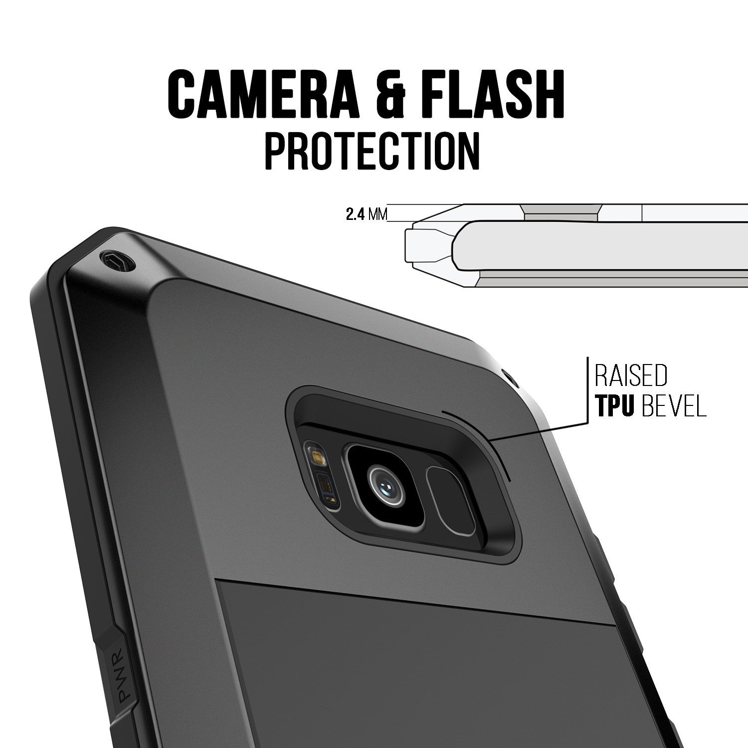 CAMERA & FLASH PROTECTION (Color in image: silver)