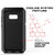Galaxy S8+ Plus Case, PUNKcase Metallic Black Shockproof  Slim Metal Armor Case [Black]